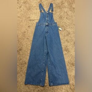 Universal Thread Blue Denim Overalls Size 8 B-24